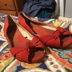 3/$15 Adorable red flats!